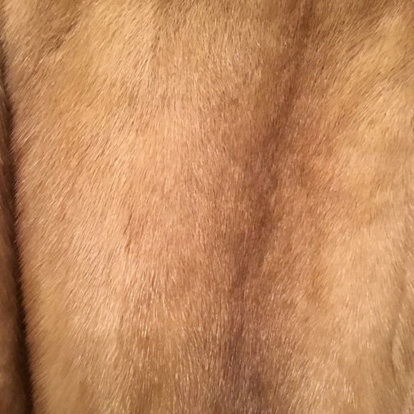 Real Natural Mink Fur Coat Jacket. Size L - Picture 10 of 13